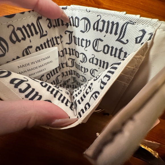 Juicy Couture Nude Trifold Angel Wallet - Picture 4 of 8